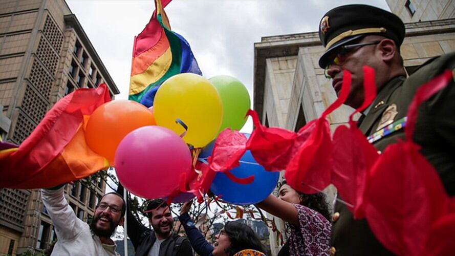 Miembros de comunidad LGTBI. Foto: Colprensa