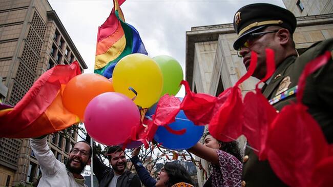 Miembros de comunidad LGTBI. Foto: Colprensa