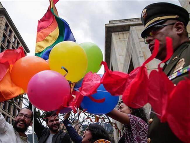 Miembros de comunidad LGTBI. Foto: Colprensa