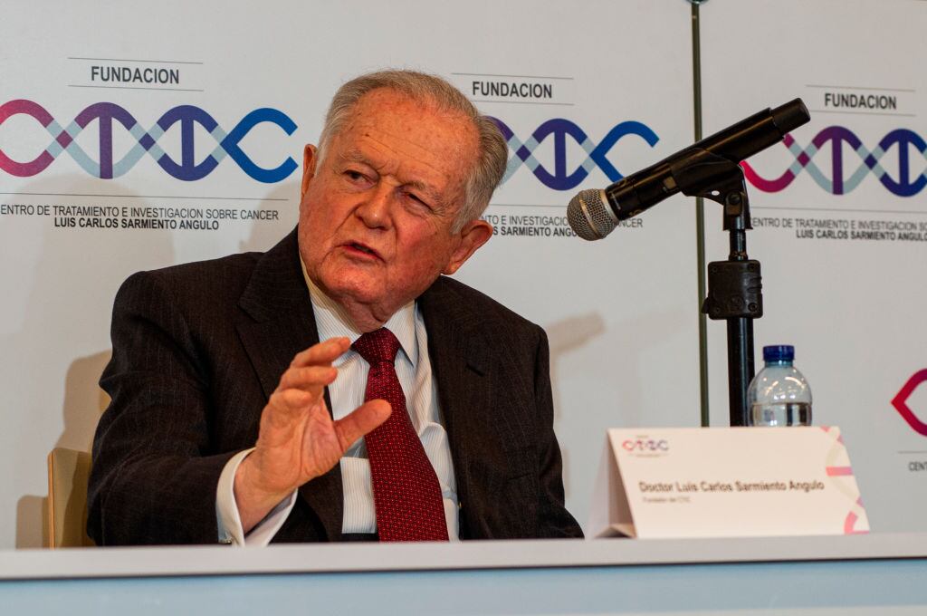 Luis Carlos Sarmiento Angulo se retira de la junta directiva del Grupo Aval a sus 91 años. Foto: Getty Images.