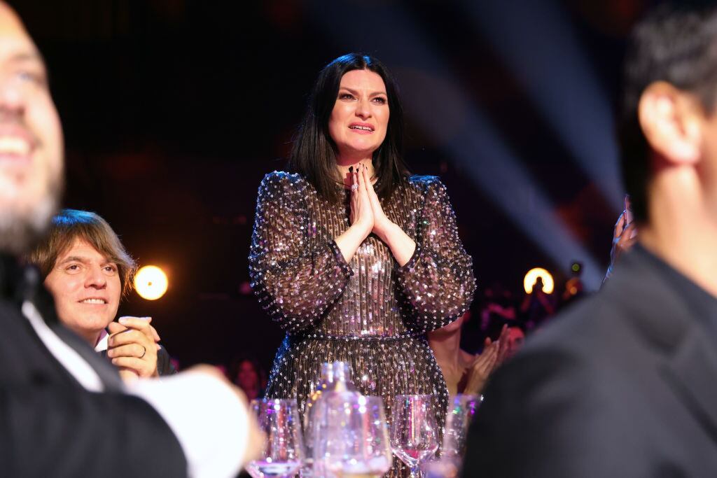 Laura Pausini en la gala Persona del Año de los Latin Grammy 2023. Foto: EFE.