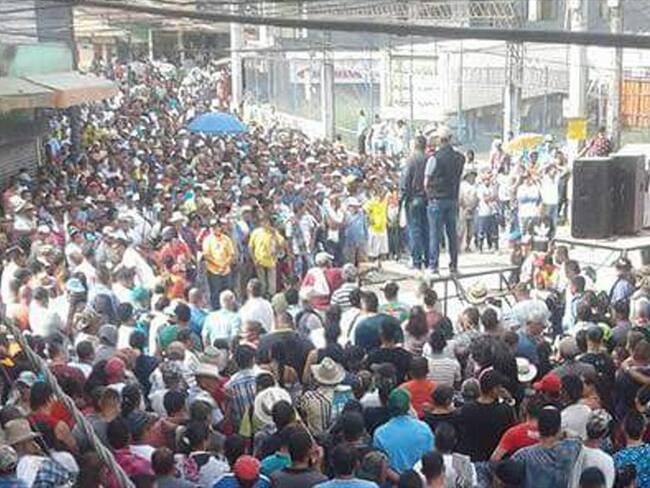 Mineros de Segovia y Remedios iniciarán manifestación pública indefinida este 21 de julio. Foto: Evelyn Ortiz (W Radio)