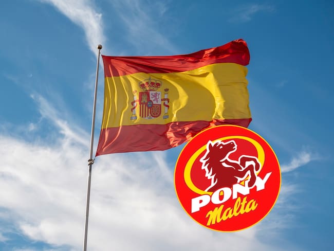 España y Pony Malta. Fotos: Javier Zayas Photography via Getty Images / Redes sociales Pony Malta