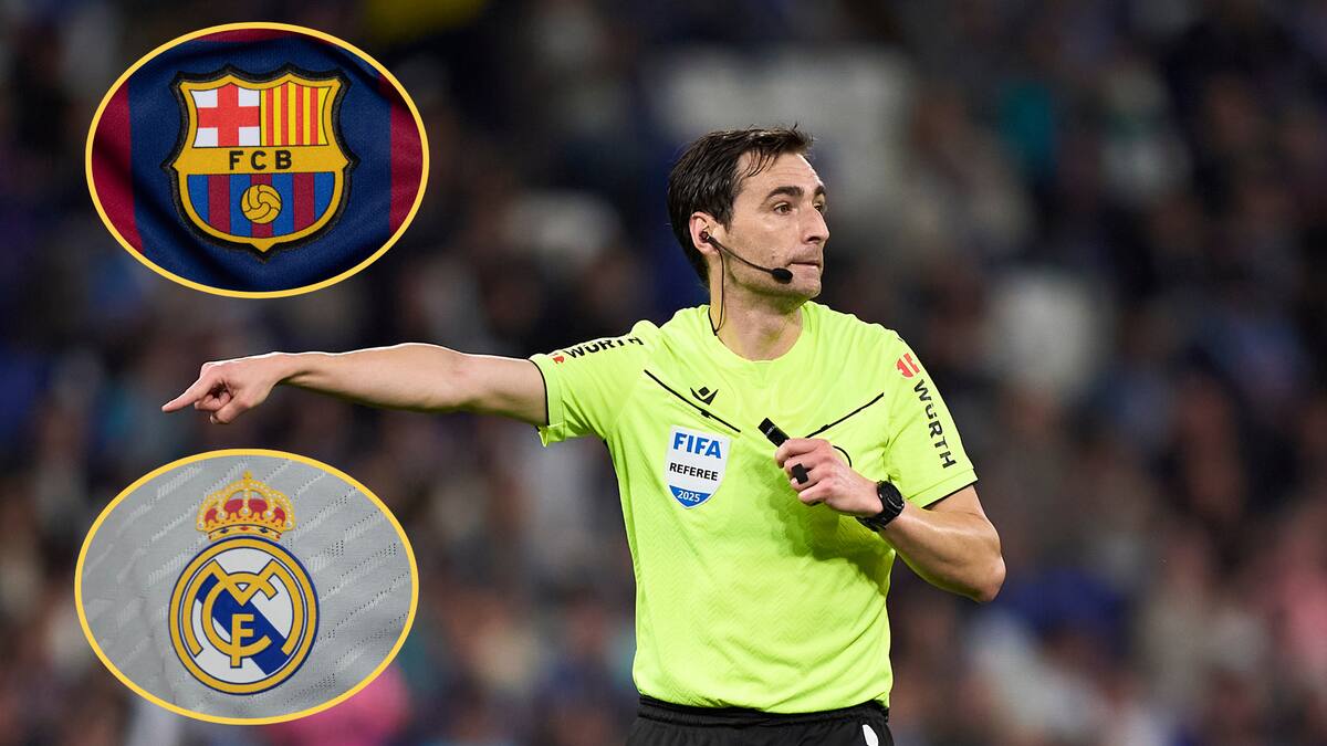 Real Madrid vs. Barcelona: este es el historial del árbitro Ricardo de Burgos en ‘El Clásico’