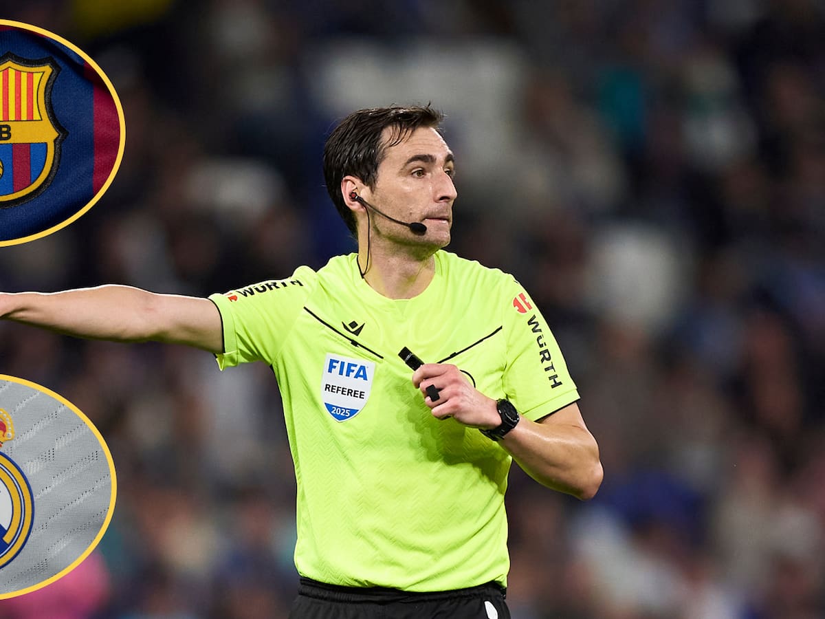 Real Madrid vs. Barcelona: este es el historial del árbitro Ricardo de Burgos en ‘El Clásico’