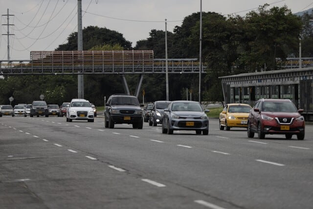 Imagen de referencia de movilidad en Bogotá. Foto: Colprensa - Álvaro Tavera
