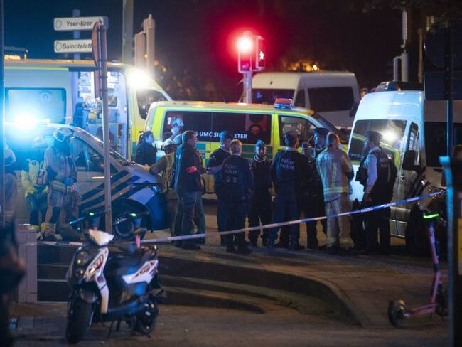 Tirotero en Bruselas. Foto: Getty Images.