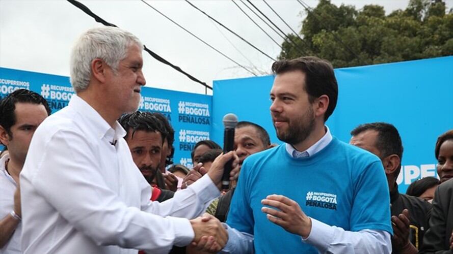 Enrique Peñalosa y Galán en las pasadas elecciones a la alcaldía de bogotá. Foto: Colprensa