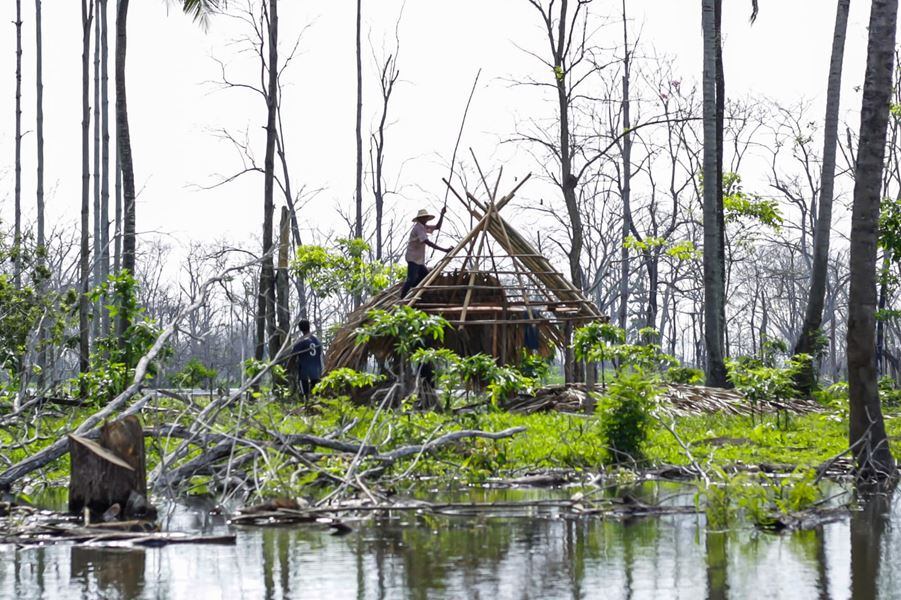 Inundaciones en La Mojana. Foto: prensa Gobernación de Sucre.