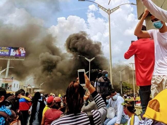 Tres capturados y 42 personas trasladadas a la UCJ durante marchas en Barranquilla