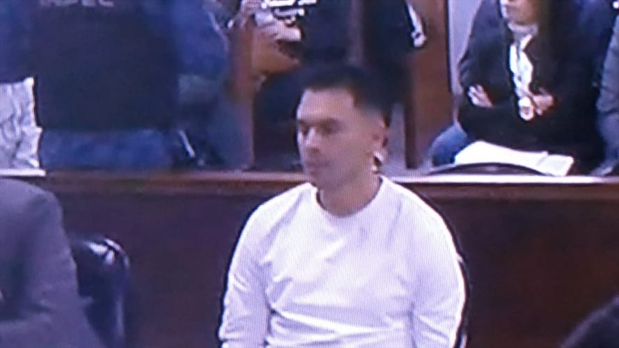 Hombre condenado por feminicidio en Bogotá. Foto: Laura Palomino