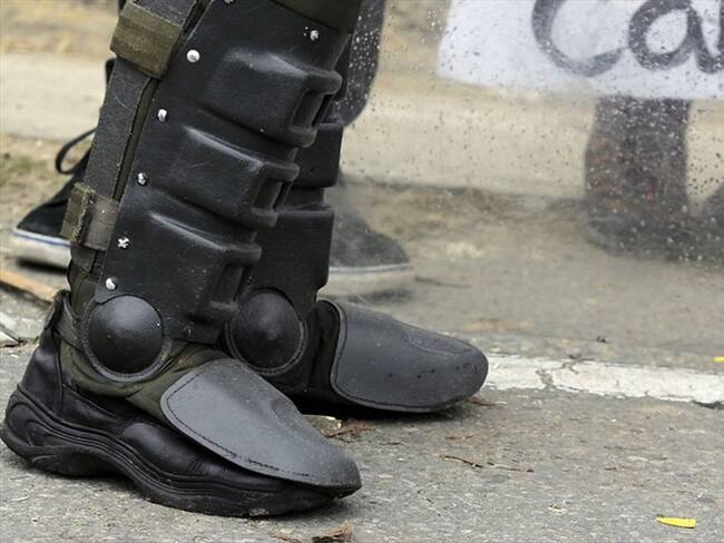 Esteban Mosquera perdió uno de sus ojos en medio de los choques con la Fuerza Pública. Foto: Colprensa