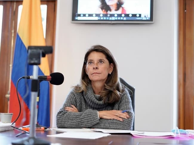 La vicepresidenta Marta Lucía Ramírez. Foto: Vicepresidencia