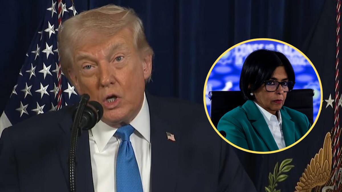Trump dijo que no desplegará tropas en Venezuela si Delcy Rodríguez hace lo que quiere EE.UU.