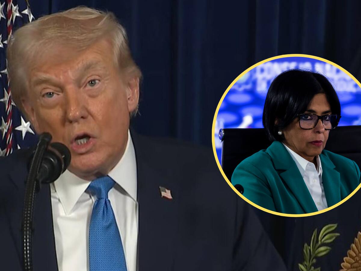 Trump advirtió a Delcy Rodríguez de que si no actúa bien acabará peor que Maduro