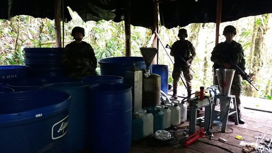 Imagen de referencia: laboratorio de cocaína . Foto: Colprensa