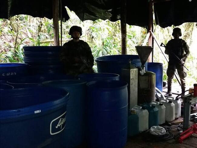 Imagen de referencia: laboratorio de cocaína . Foto: Colprensa