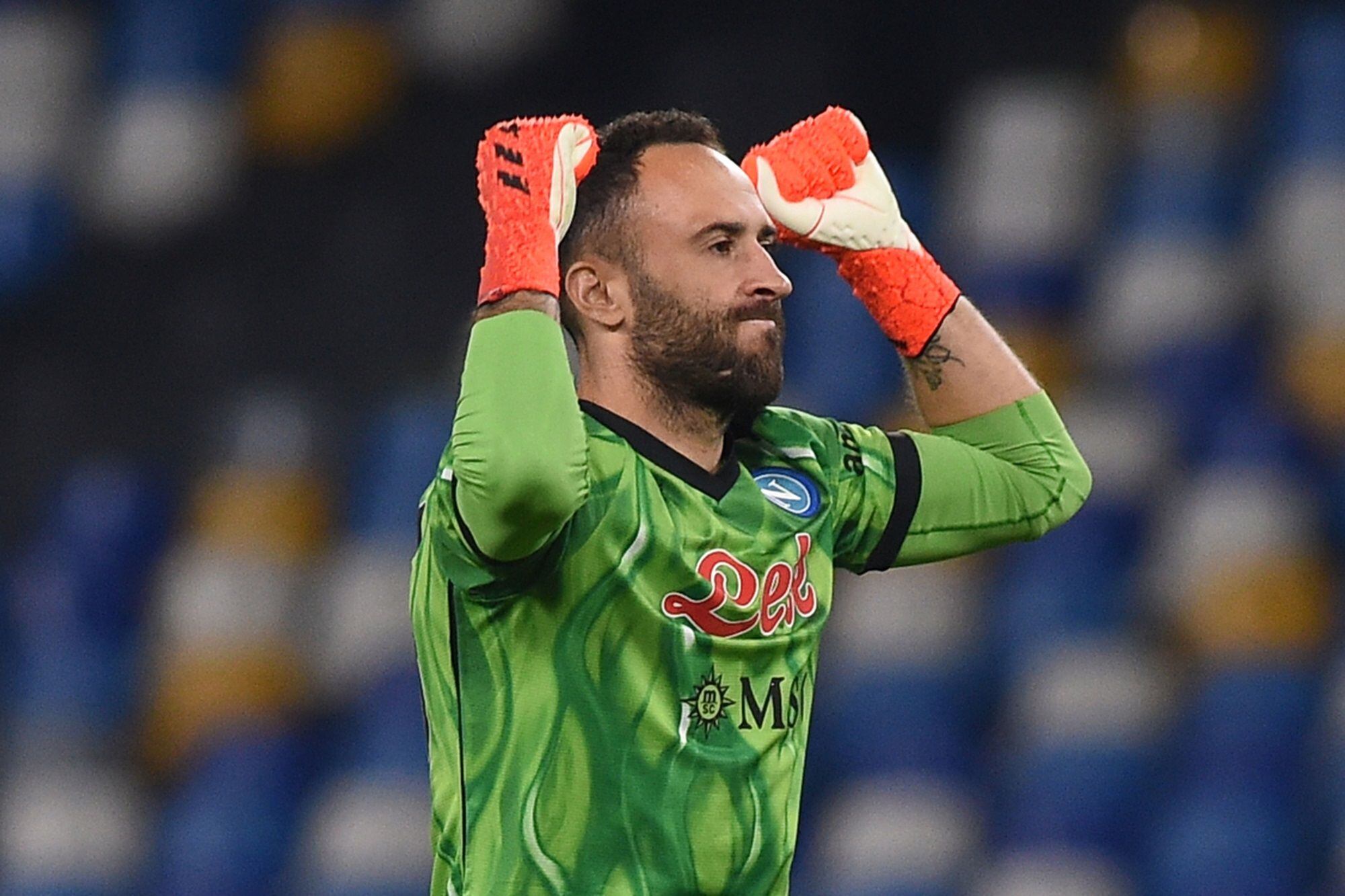 Arquero del Napoli David Ospina /  Franco Romano/NurPhoto via Getty Images
