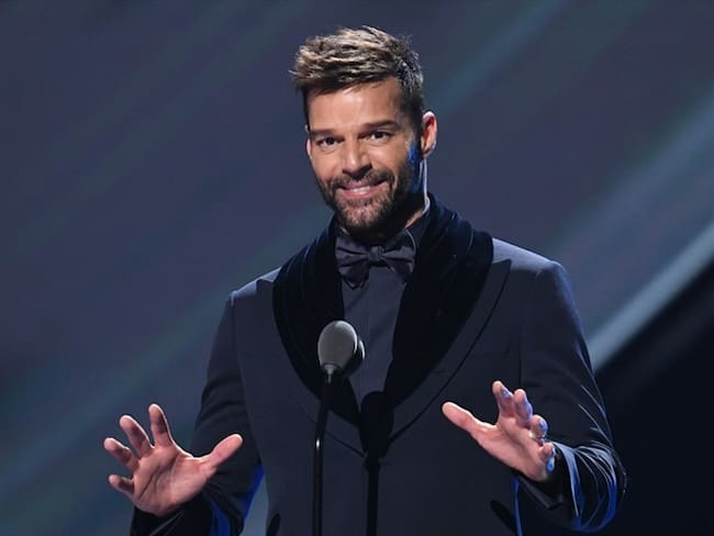 Ricky Martin se hizo un envejecido look . Foto: Kevin Winter/Getty Images