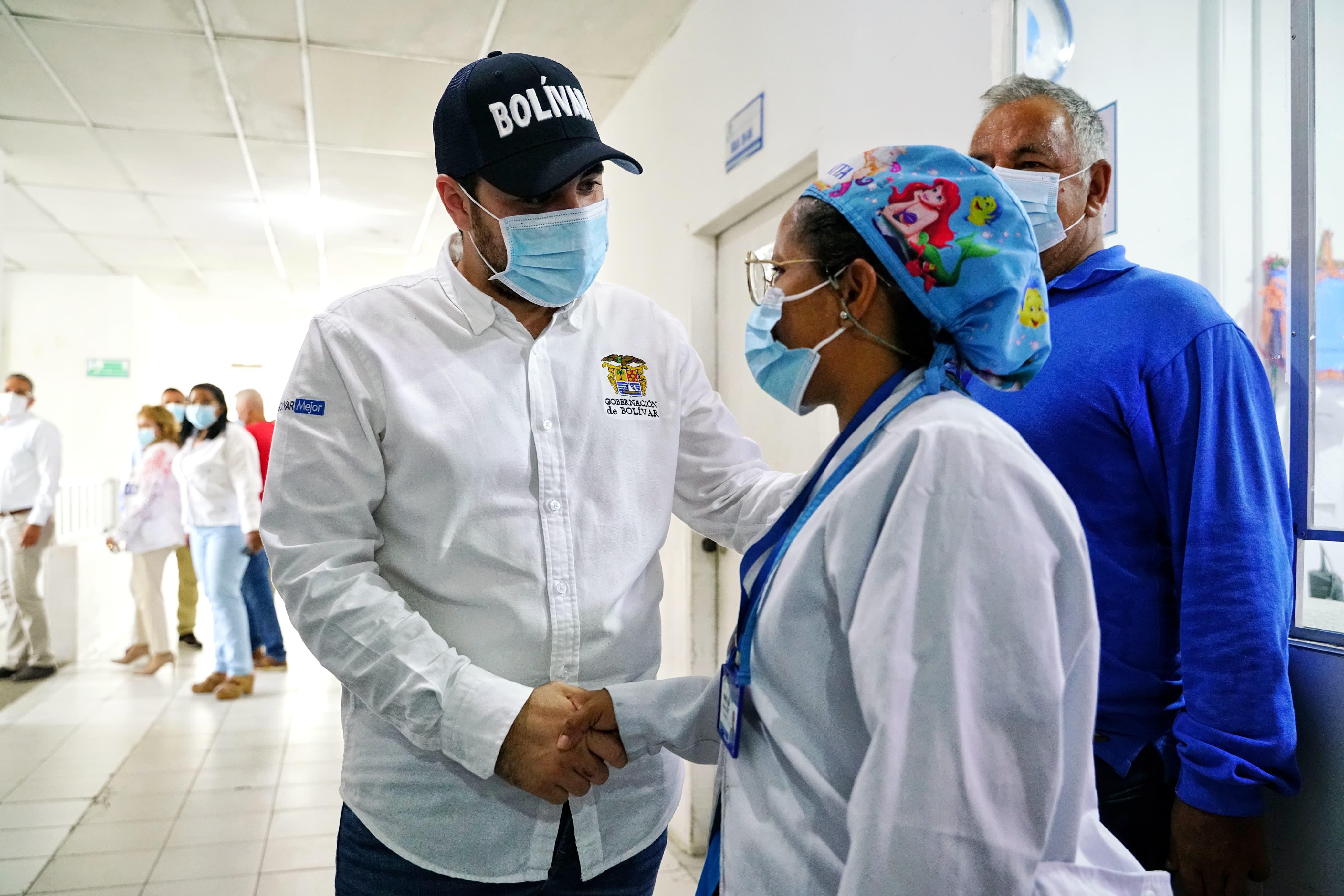 Gobernador de Bolívar Yamil Arana planeta cambio radical en infraestructura hospitalaria