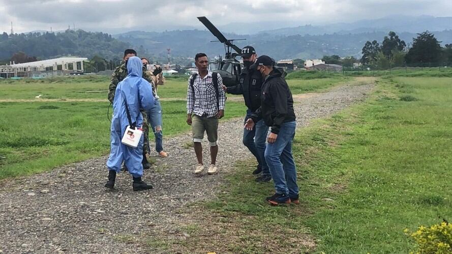 De acuerdo a la Fiscalía, este hombre fue el que entregó a los sicarios la ubicación y descripción física de las víctimas de la masacre. Foto: Fiscalía