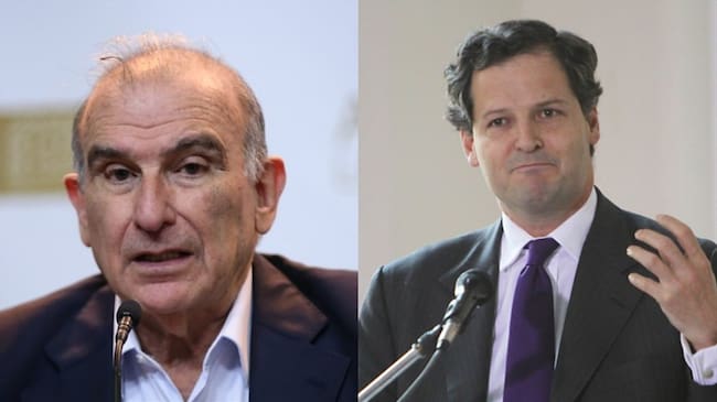 Los ex negociadores de paz Humberto de la Calle y Sergio Jaramillo rechazaron la decisión de "Iván Márquez", "Jesús Santrich" y "El Paisa" de retomar las armas. Foto: Colprensa