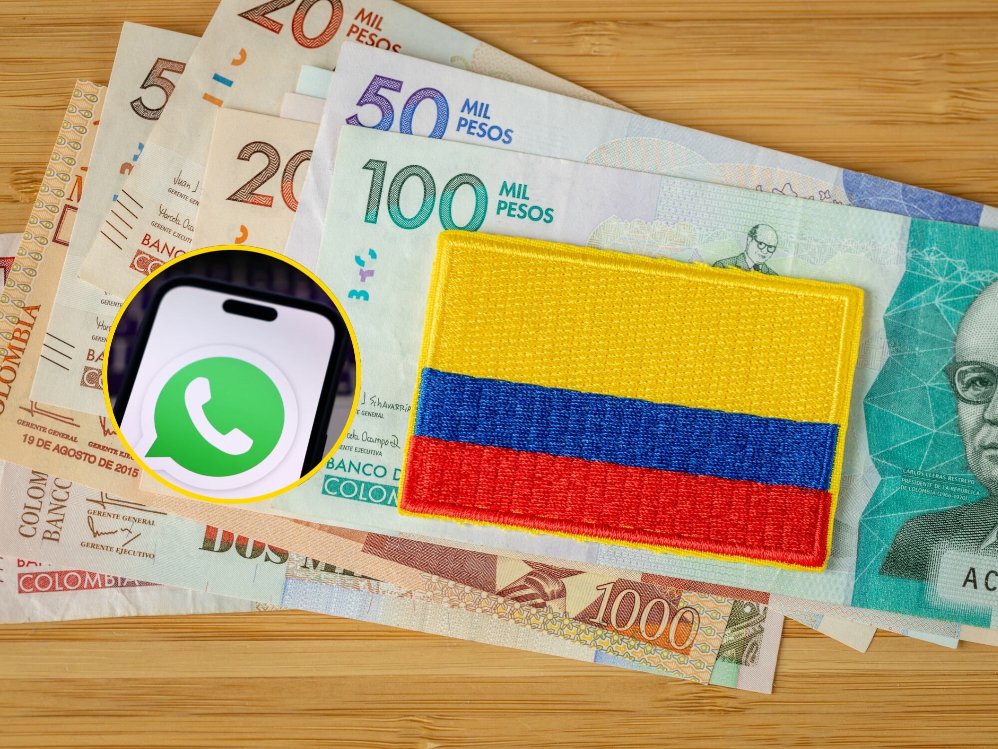 Bancos del Grupo Aval habilitan transferencias de dinero vía WhatsApp. Fotos: Getty Images.