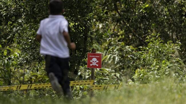 Más de 6.600 colombianos han muerto por minas antipersonal durante el conflicto armado. Foto: Colprensa
