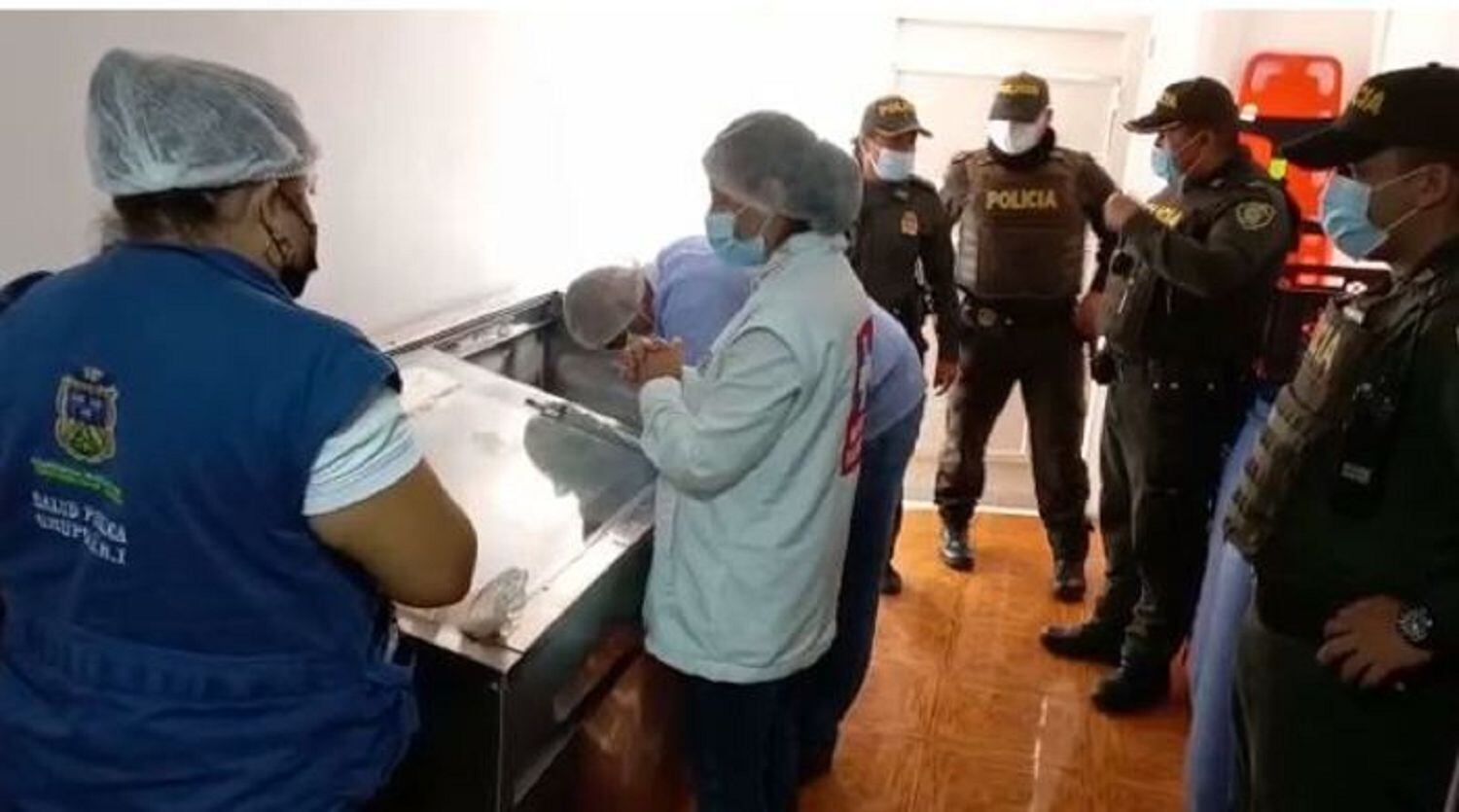 Incautaron más de una tonelada de carne en descomposición en Risaralda. Crédito: Gobernación de Risaralda.