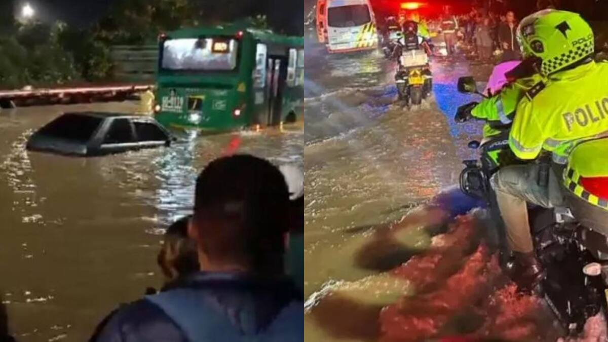 Inundación en Autopista Norte de Bogotá: el caos en colegios para regresar a estudiantes
