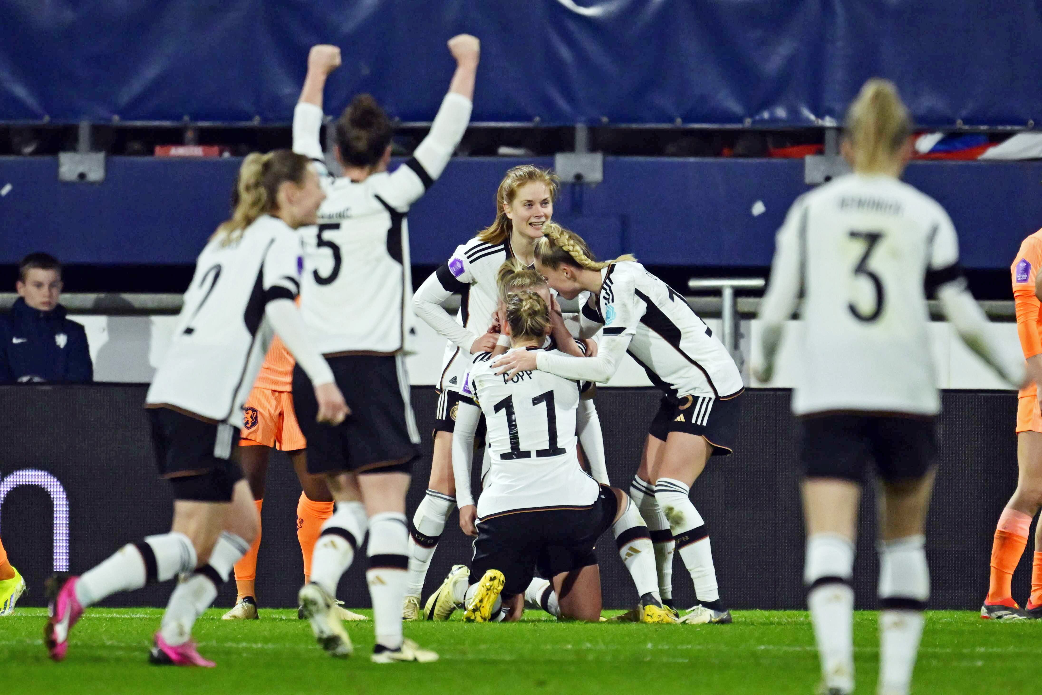 Alemania consiguió el tercer puesto y clasificó a los Juegos Olímpicos de París 2024. Foto: EFE/EPA/Olaf Kraak