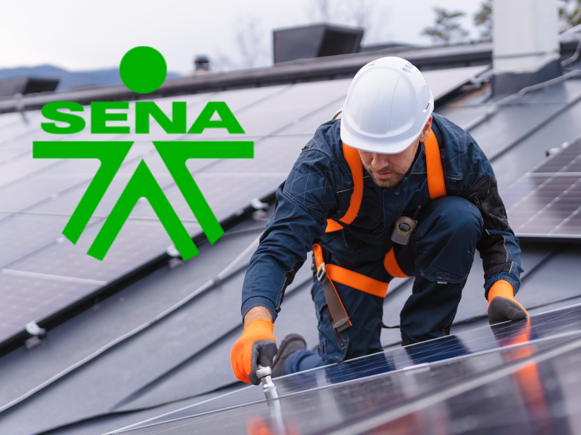 Instalación de paneles solares, imagen de referencia. Foto: Getty Images/ SENA