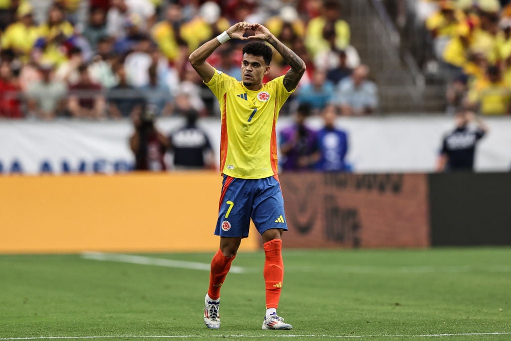 Luis Díaz con la Selección Colombia. (Photo by Omar Vega/Getty Images)