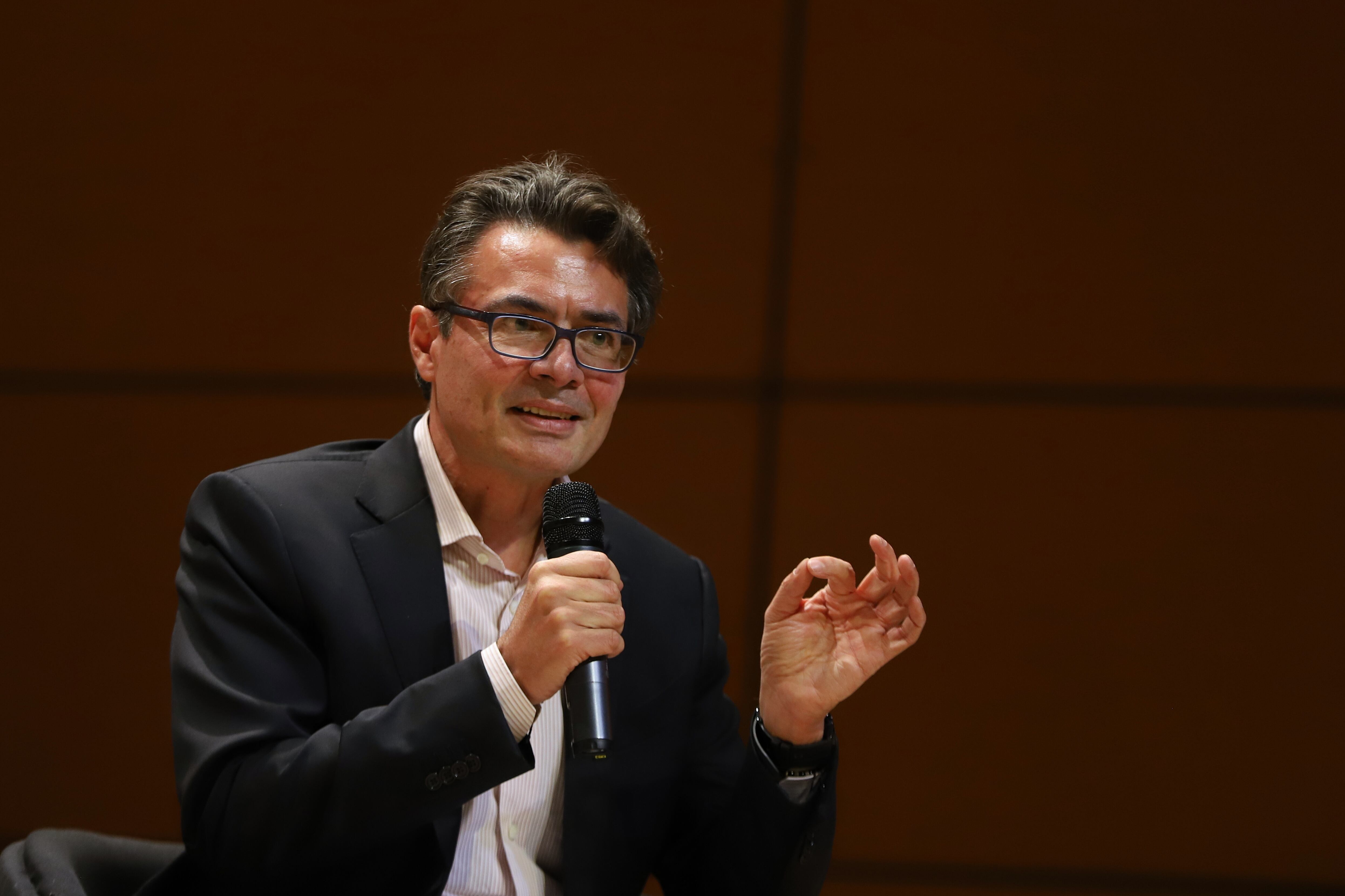 Conversatorio Precandidatos presidenciales sobre política de drogas organizado por la Universidad de los Andes. En la foto: Alejandro Gaviria, Precandidatos Presidencial, Colombia Tiene Futuro. (Colprensa - Álvaro Tavera)