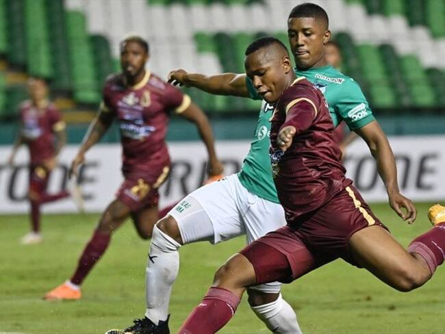 El encuentro entre el Cali y Tolima fue aplazado debido a las manifestaciones por el paro nacional. Foto: Getty Images