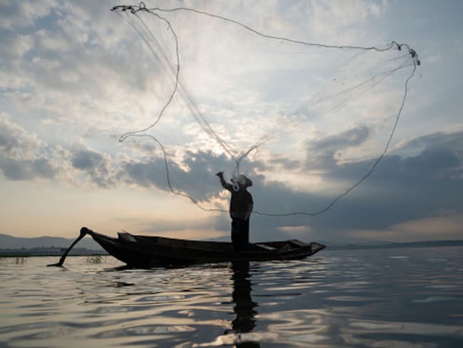 Imagen de referencia de pescador. Foto: Getty