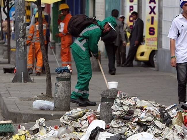 Empresa de aseo Bogotá. Foto: Colprensa