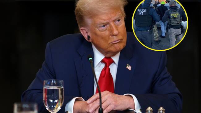 Donald Trump acusó a los demócratas de alentar una retórica contra ICE tras el tiroteo en Dallas. Foto: EFE.