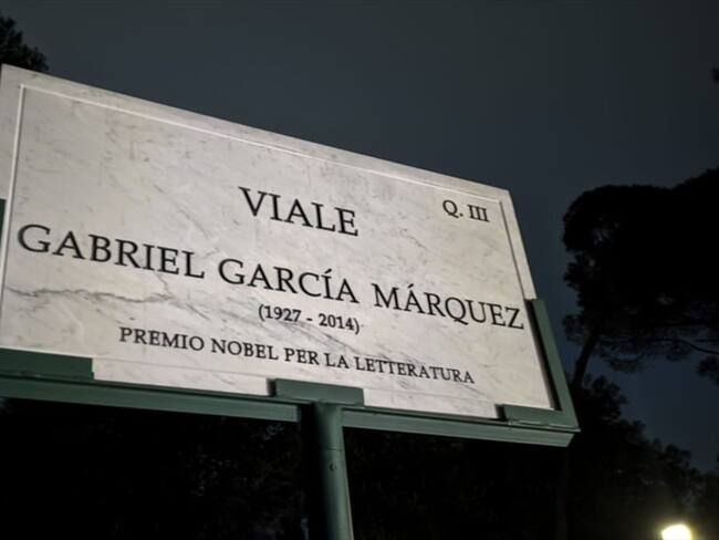 Inauguran en Roma la Calle Gabriel García Márquez