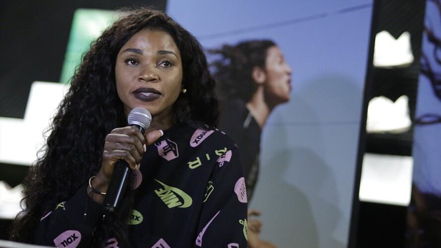 Medallista olímpica de salto triple Caterine Ibargüen. Foto: Colprensa - Sergio Acero