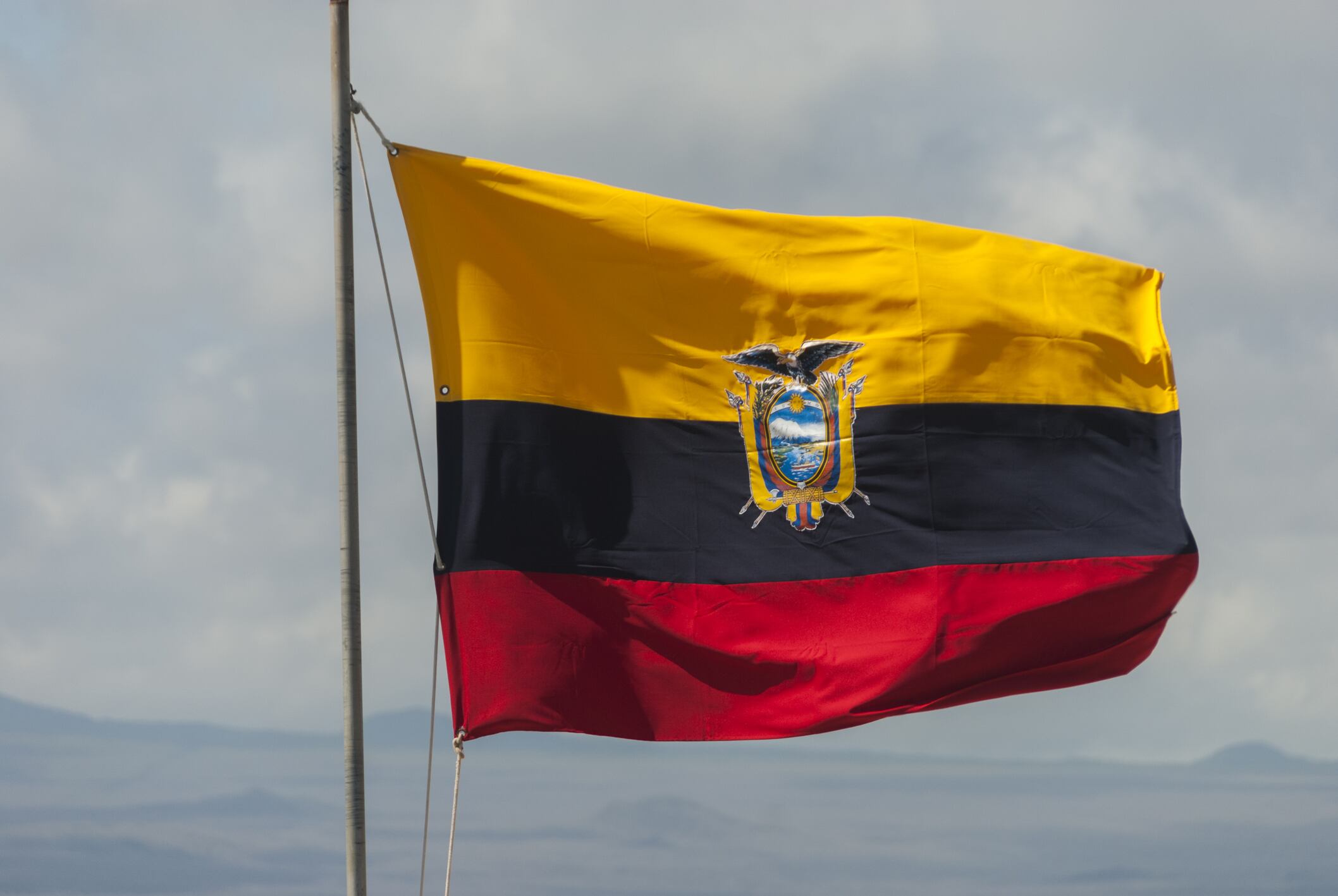 Bandera de Ecuador. Foto: Getty Images