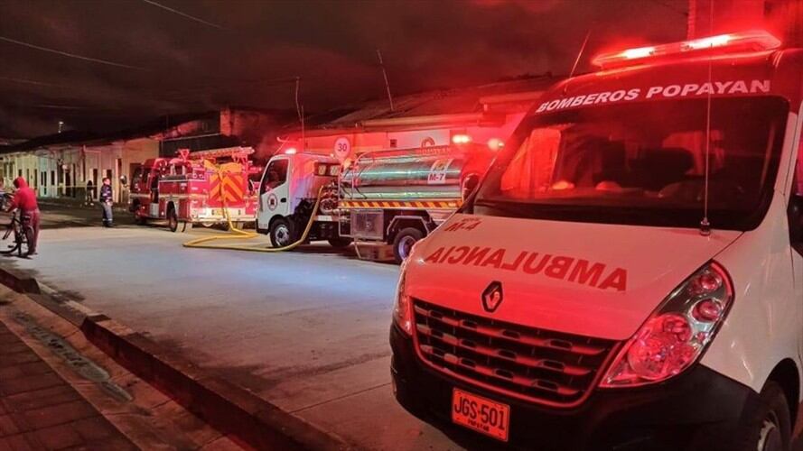 Solo se brindará atención a los incendios o rescates de urgencia, con personal de planta y todas las medidas de seguridad. Foto: Bomberos Popayán
