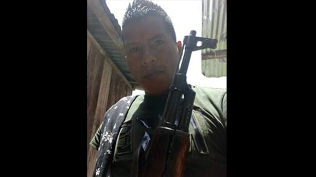 Según el reporte oficial, este sujeto contaba con un historial delictivo de más de cinco años al interior de la organización. Foto: Ejército