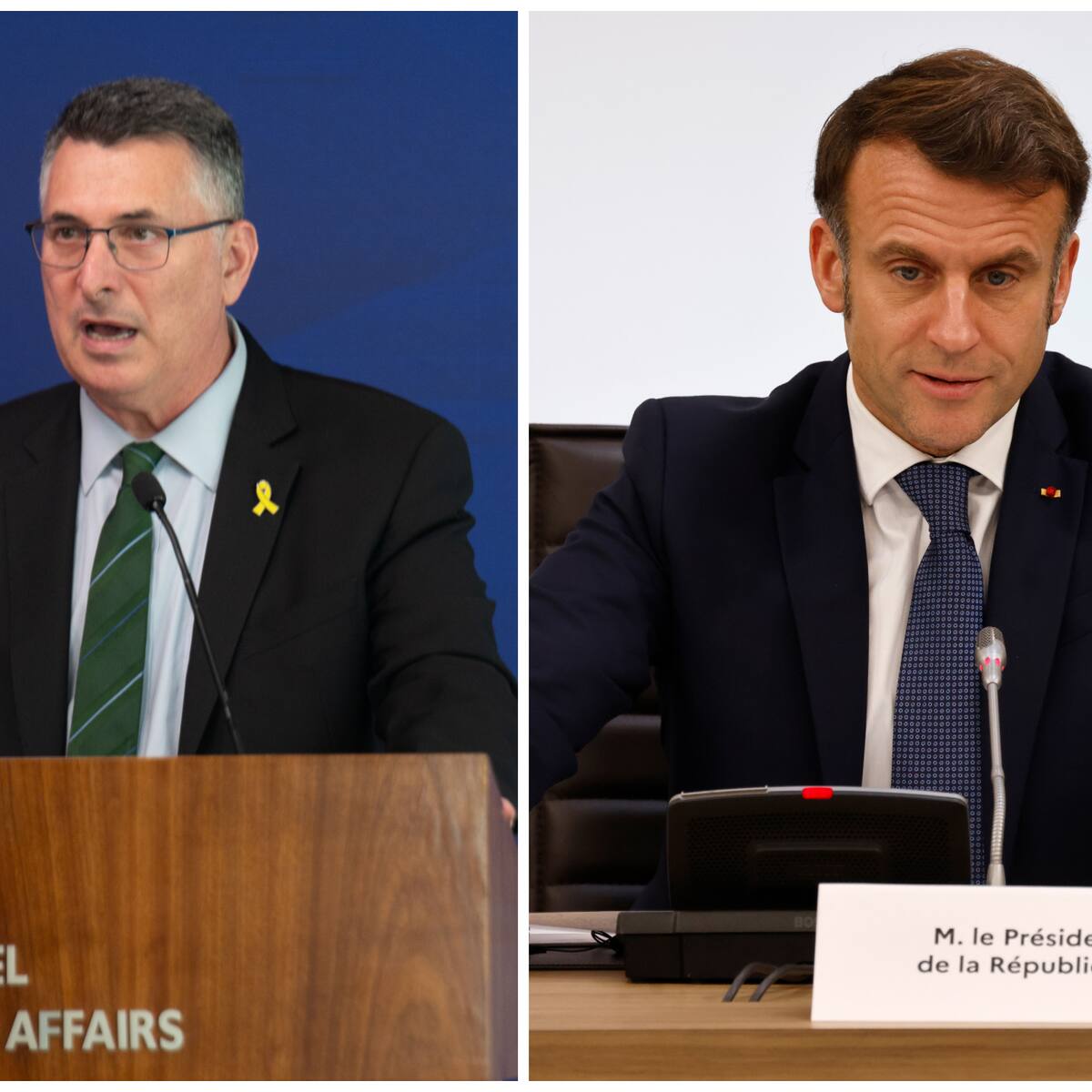 Ministro Exteriores israelí piensa que el anuncio de Macron “es un premio para Hamás”
