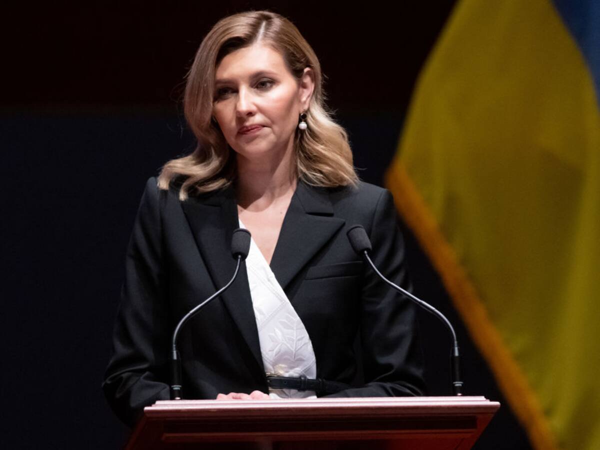 Primera dama de Ucrania pide a Estados Unidos más armas para enfrentar a Rusia