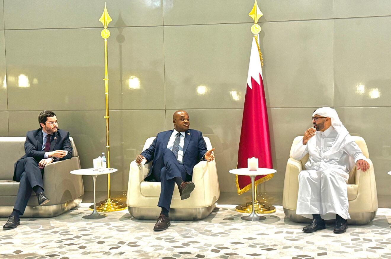 Canciller Luis Gilberto Murillo en Qatar. Foto: @CancileriaCol