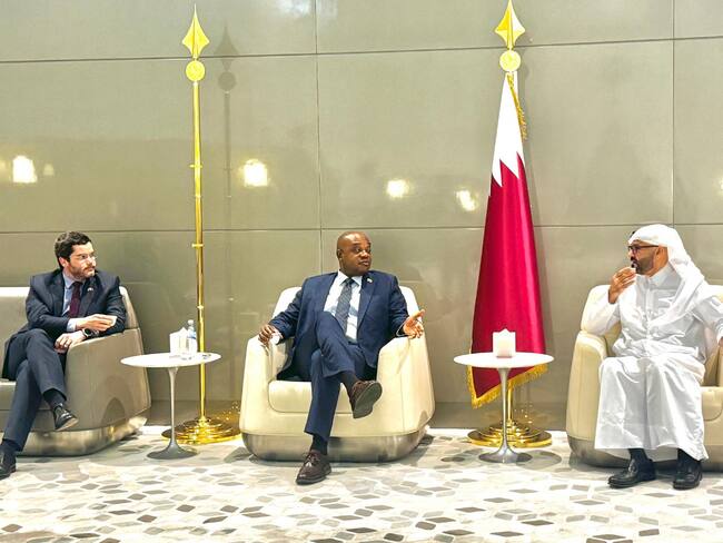 Canciller Luis Gilberto Murillo en Qatar. Foto: @CancileriaCol