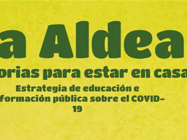 ‘La Aldea’, una estrategia educativa para explicarle a los niños qué es el Coronavirus. Foto: Captura de pantalla