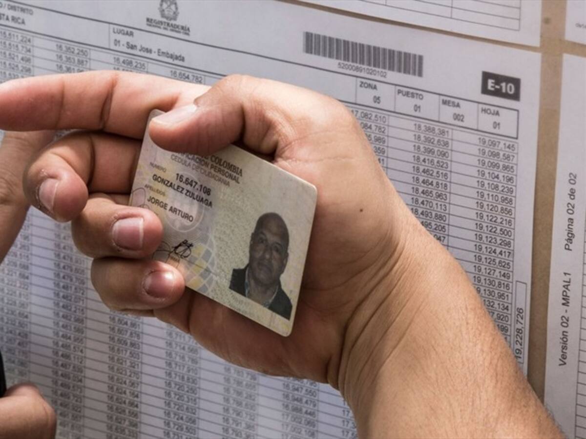 MOE pide a la Registraduría hacer más pedagogía sobre la inscripción de cédulas