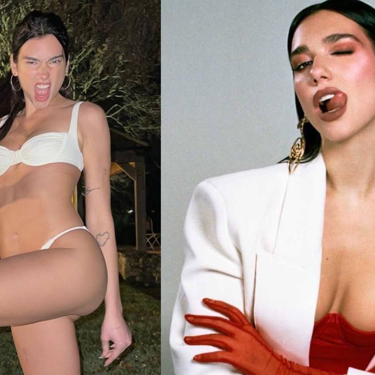 En piscina y en bikini, así es como Dua Lipa despide el 2021